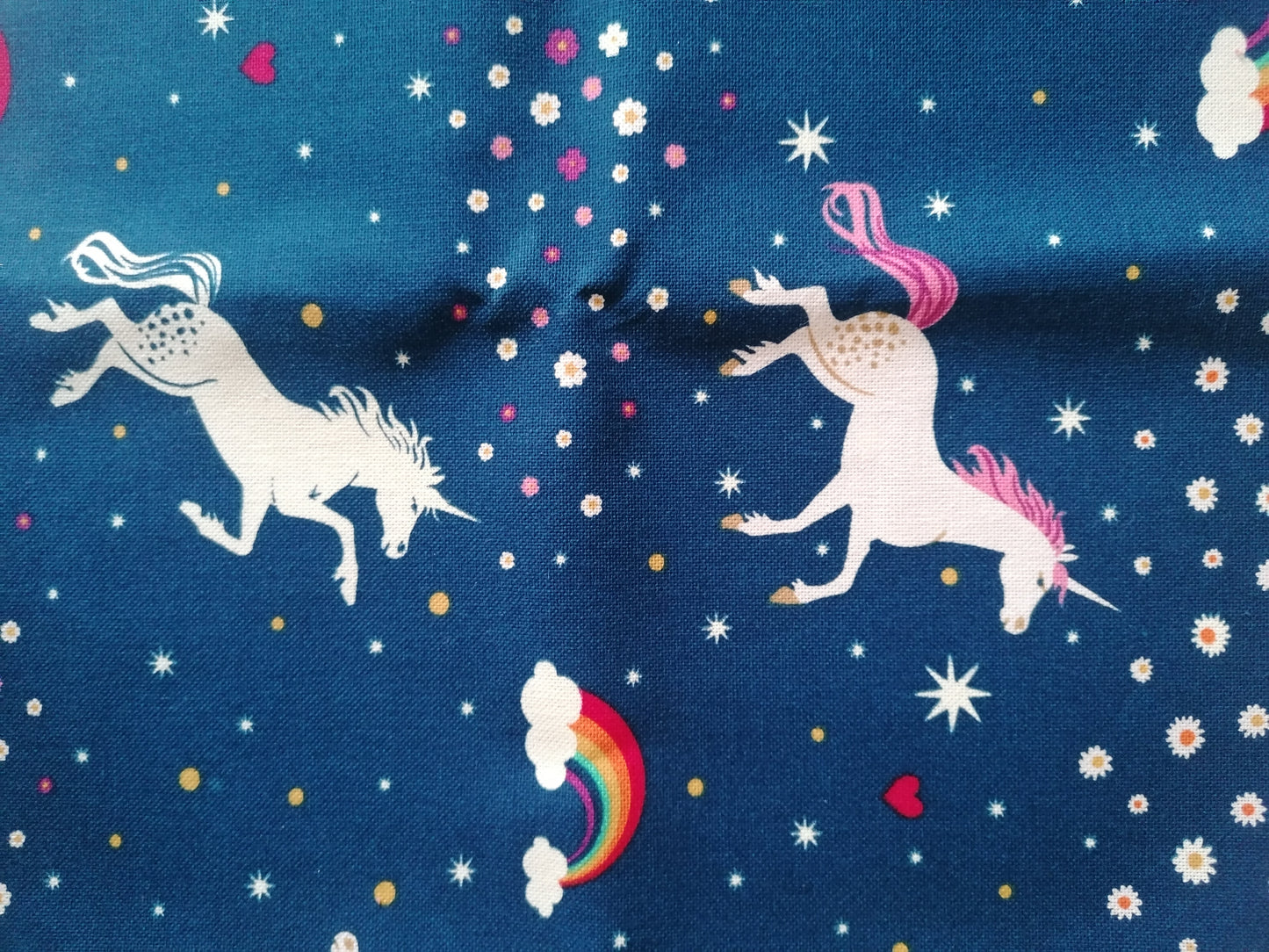 Tissu Canevas Licorne